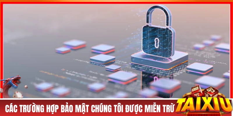 Các trường hợp bảo mật chúng tôi được miễn trừ